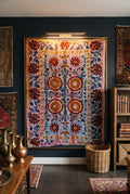 Whisper Vale Reversible Luxury Vintage Suzani Kantha Throw