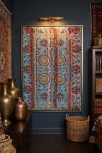 Whisper Vale Reversible Luxury Vintage Suzani Kantha Throw