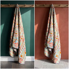 Quiet Reverie Reversible Luxury Vintage Suzani Kantha Throw