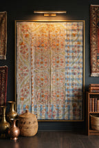 Quiet Reverie Reversible Luxury Vintage Suzani Kantha Throw