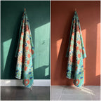 Moonlit Reverie Reversible Luxury Vintage Suzani Kantha Throw