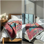 Moonlit Reverie Reversible Luxury Vintage Suzani Kantha Throw