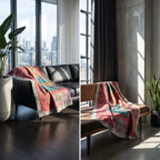 Moonlit Reverie Reversible Luxury Vintage Suzani Kantha Throw