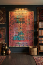 Moonlit Reverie Reversible Luxury Vintage Suzani Kantha Throw