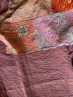 Aura Indigo Luxury Patola Kantha Bedspread