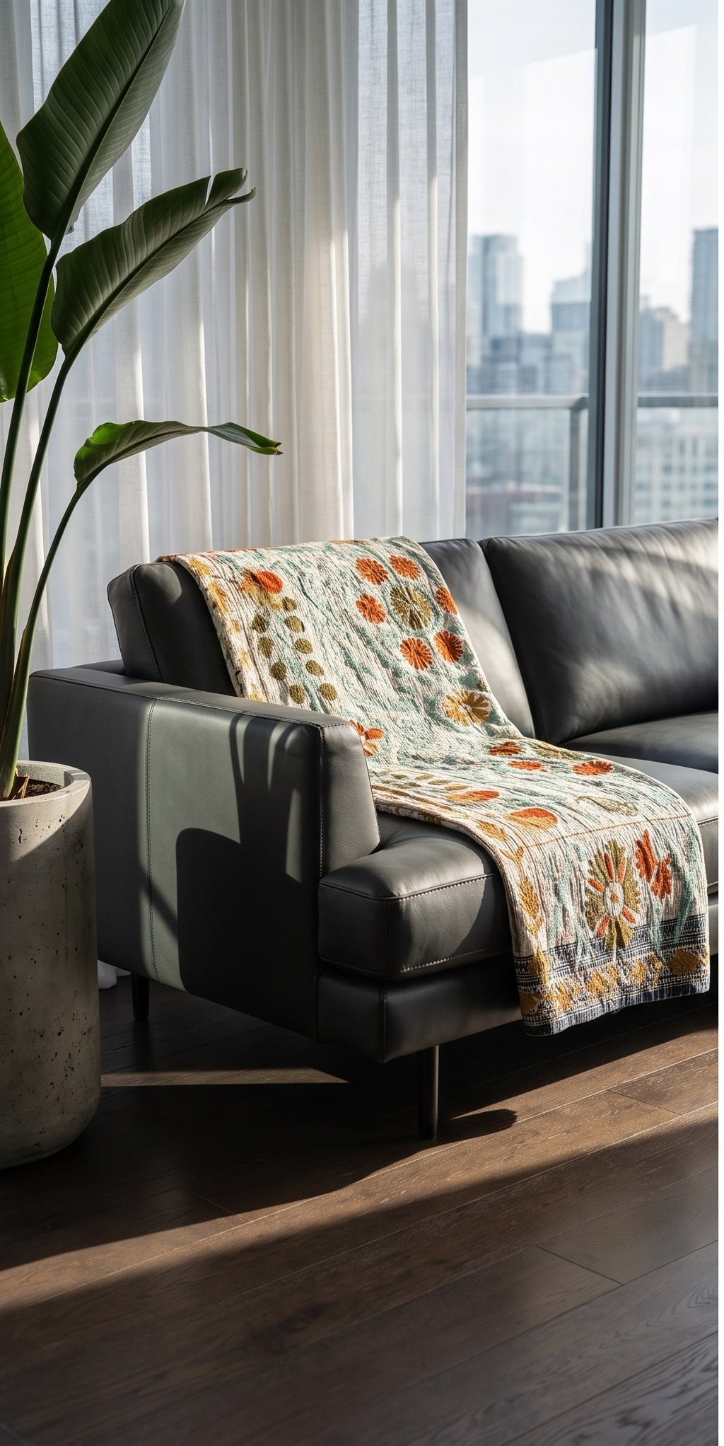Meadow Reverie Reversible Luxury Vintage Suzani Kantha Throw