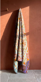 Saga Reverie Reversible Luxury Vintage Suzani Kantha Throw