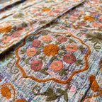 Saga Reverie Reversible Luxury Vintage Suzani Kantha Throw