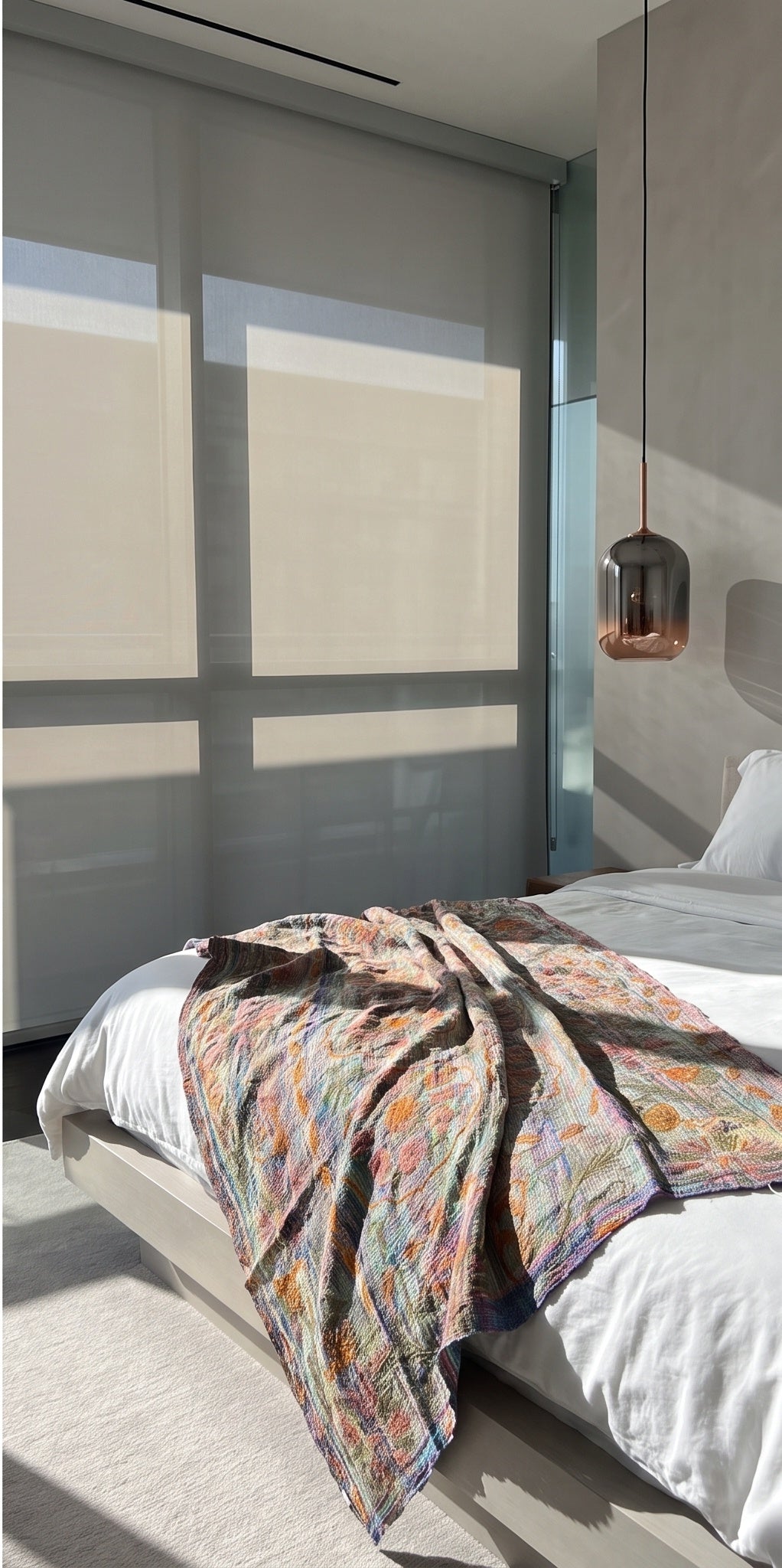 Saga Reverie Reversible Luxury Vintage Suzani Kantha Throw