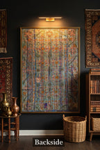 Saga Reverie Reversible Luxury Vintage Suzani Kantha Throw