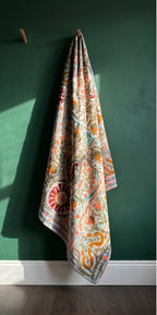 Open Sky Reversible Luxury Vintage Suzani Kantha Throw