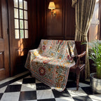 Open Sky Reversible Luxury Vintage Suzani Kantha Throw