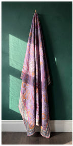 Open Sky Reversible Luxury Vintage Suzani Kantha Throw