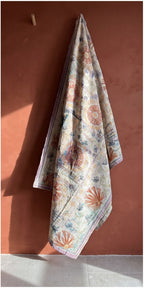 Fern Dew Reversible Luxury Vintage Suzani Kantha Throw