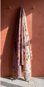 Dew Maple Reversible Luxury Vintage Suzani Kantha Throw