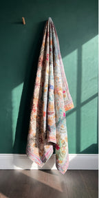 Rock Passage Reversible Luxury Vintage Suzani Kantha Throw