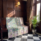 Heirloom Verse Reversible Luxury Vintage Suzani Kantha Throw