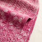 Wild Aster Handmade Kantha Queen Bedspread