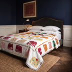 Elephant Grove Handmade Appliqué Queen Bedspread