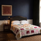 Elephant Grove Handmade Appliqué Queen Bedspread