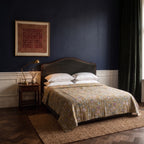 Silver Maple Handmade Kantha Queen Bedspread
