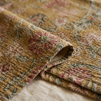 Silver Maple Handmade Kantha Queen Bedspread