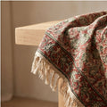Ethereal Mist Handmade Bagru Block Print Throw
