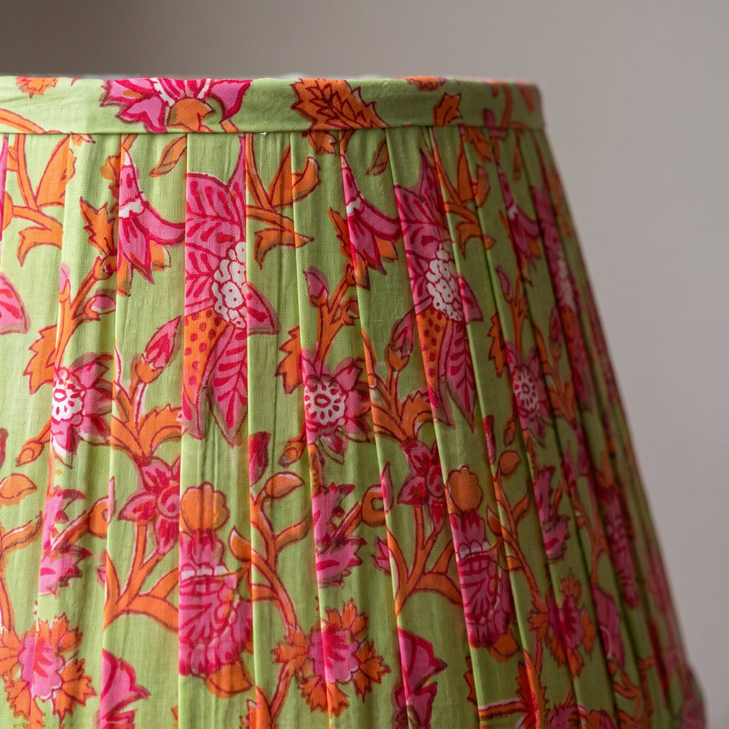 Willow Path Luxury Handmade Pleated Cotton UNO Lampshade