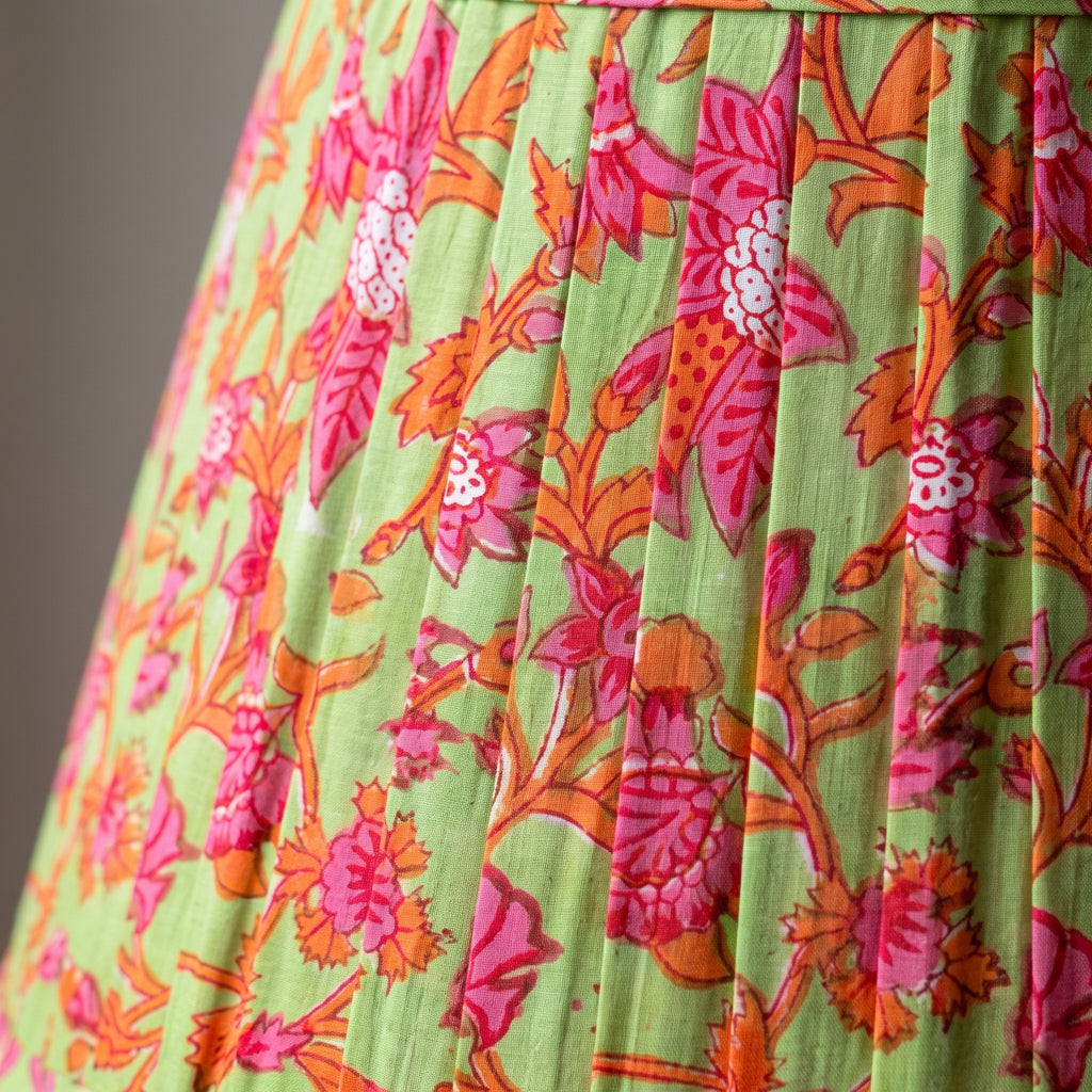 Willow Path Luxury Handmade Pleated Cotton UNO Lampshade
