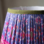 Summer Meadow Luxury Handmade Pleated Cotton UNO Lampshade