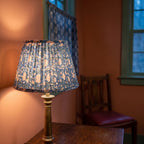 Whisper Mist Luxury Handmade Pleated Cotton UNO Lampshade