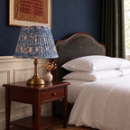 Whisper Mist Luxury Handmade Pleated Cotton UNO Lampshade