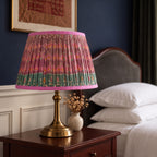 Wildflower Song Luxury Handmade Pleated Cotton UNO Lampshade