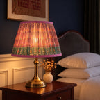Wildflower Song Luxury Handmade Pleated Cotton UNO Lampshade
