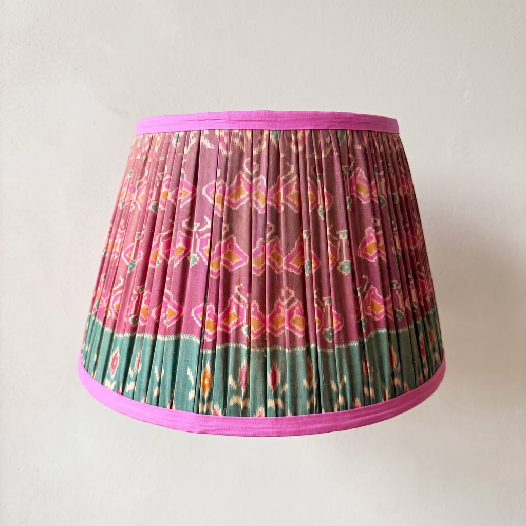 Wildflower Song Luxury Handmade Pleated Cotton UNO Lampshade