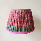 Wildflower Song Luxury Handmade Pleated Cotton UNO Lampshade