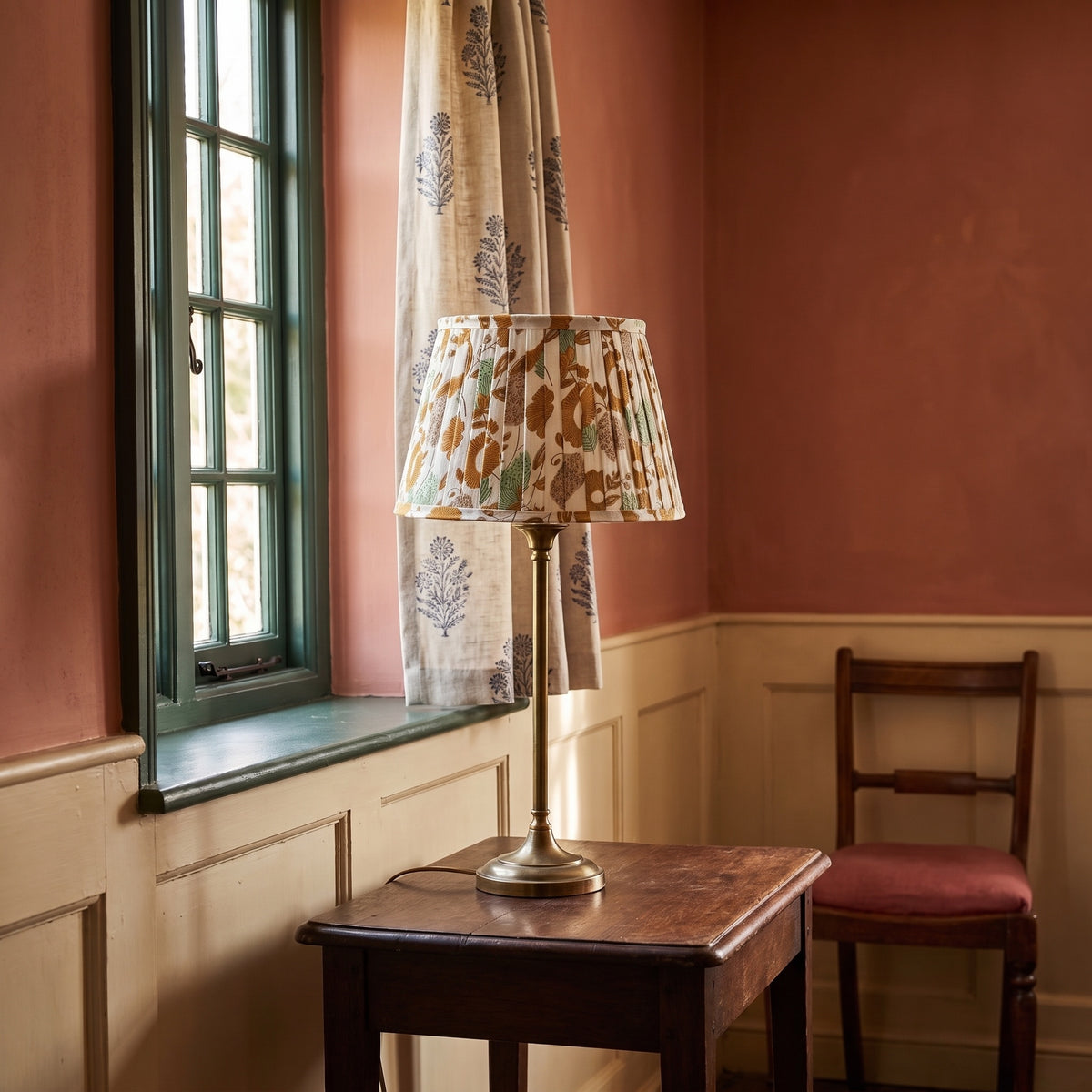 Riverbend Luxury Handmade Pleated Cotton UNO Lampshade
