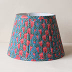 Meadow Song Luxury Handmade Pleated Cotton UNO Lampshade