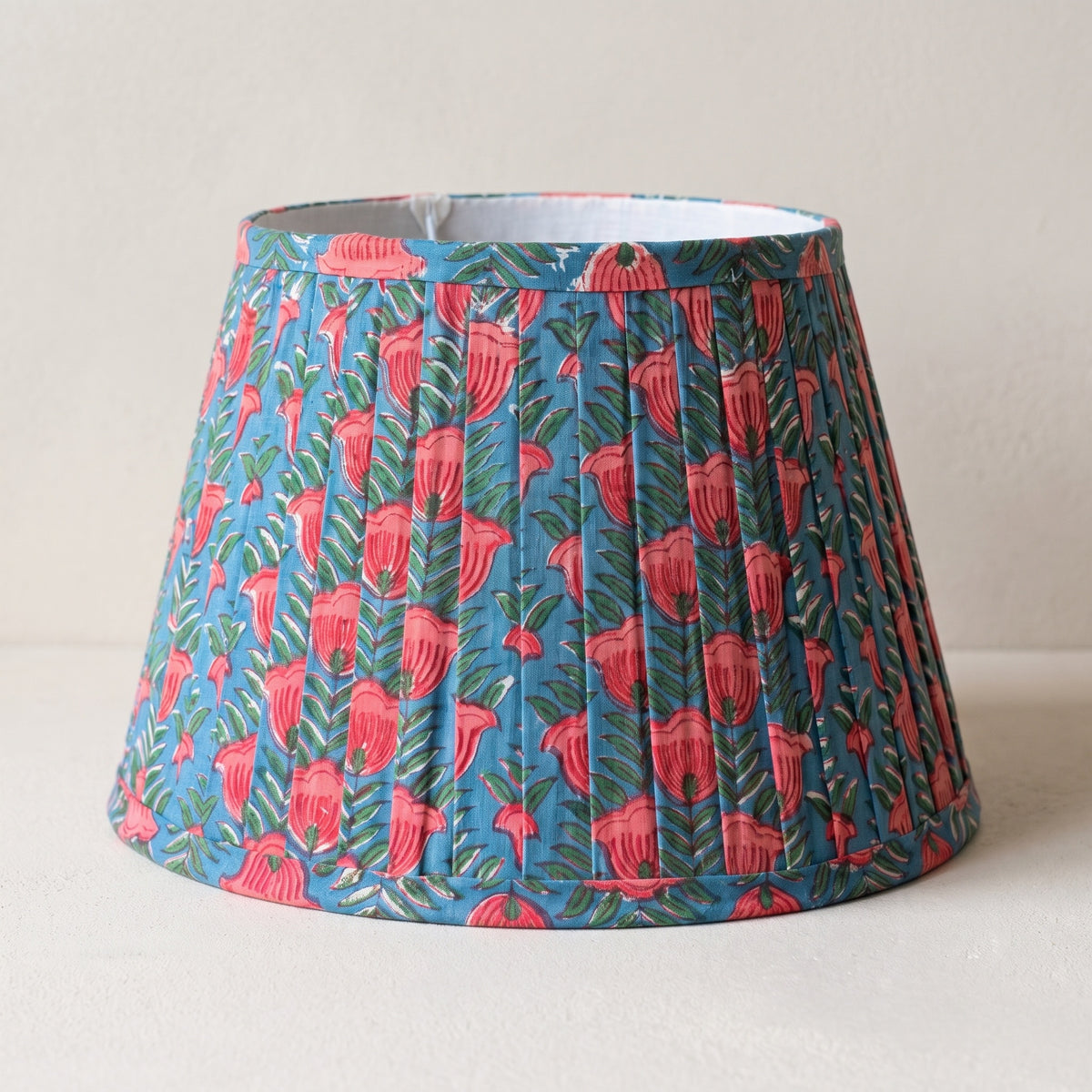Meadow Song Luxury Handmade Pleated Cotton UNO Lampshade