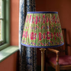 Woodland Path Luxury Handmade Pleated Cotton UNO Lampshade