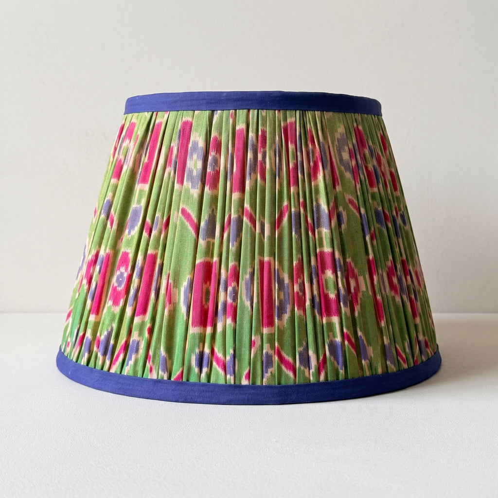 Woodland Path Luxury Handmade Pleated Cotton UNO Lampshade