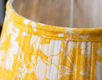 Morning Meadow Luxury Handmade Pleated Cotton UNO Lampshade