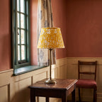 Morning Meadow Luxury Handmade Pleated Cotton UNO Lampshade