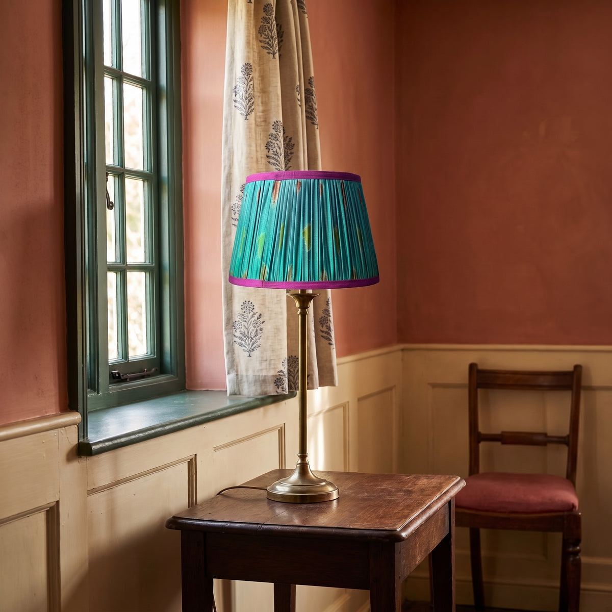 Meadowlark Luxury Handmade Pleated Cotton UNO Lampshade