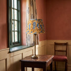 Morning Light Luxury Handmade Pleated Cotton UNO Lampshade