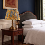 Morning Light Luxury Handmade Pleated Cotton UNO Lampshade