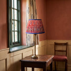 Garden Drift Luxury Handmade Pleated Cotton UNO Lampshade