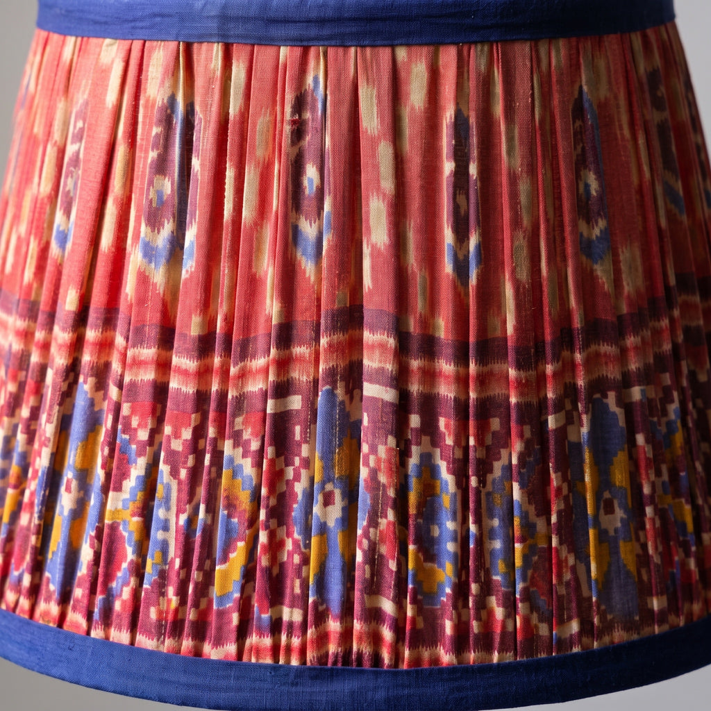 Garden Drift Luxury Handmade Pleated Cotton UNO Lampshade