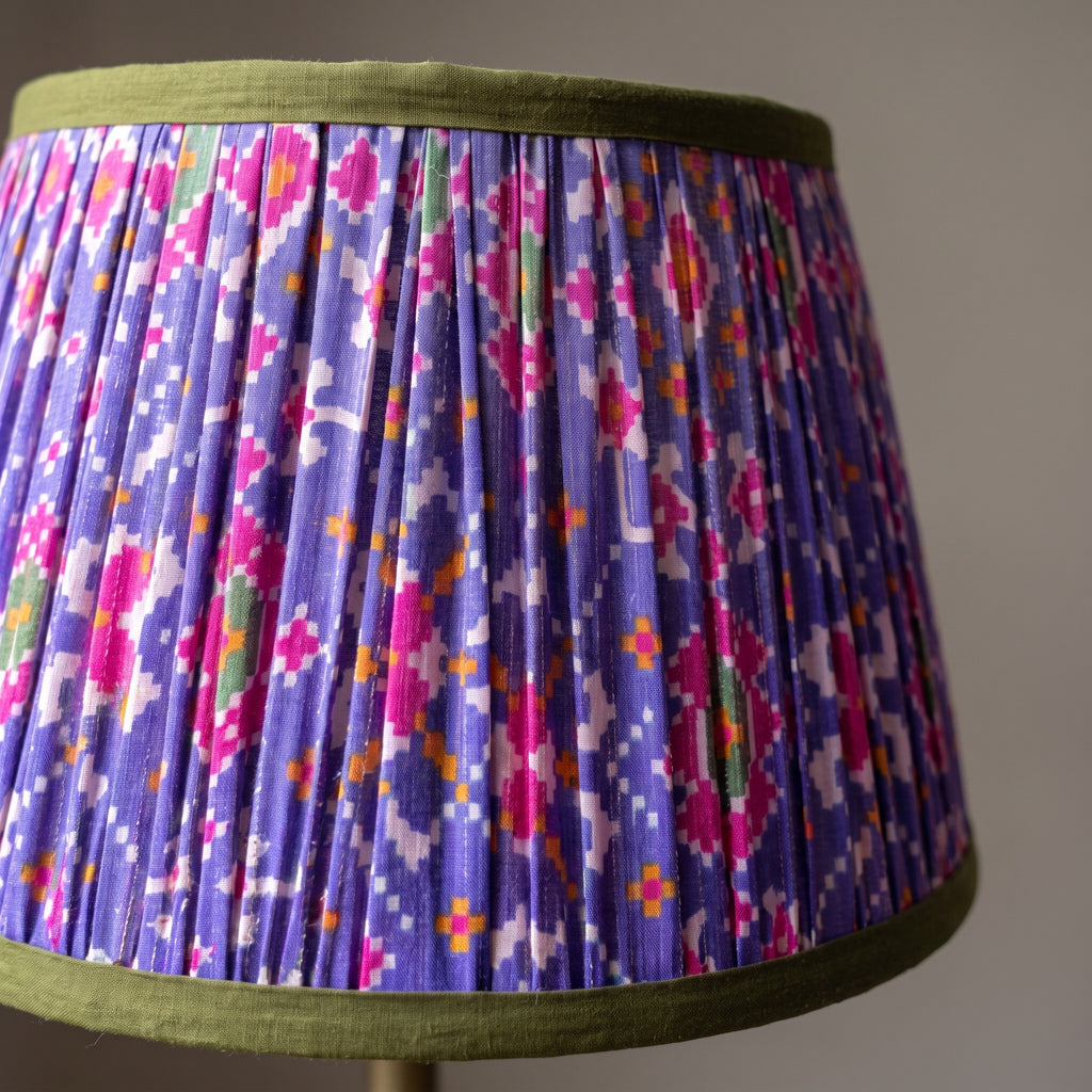 Maple Whisper Luxury Handmade Pleated Cotton UNO Lampshade