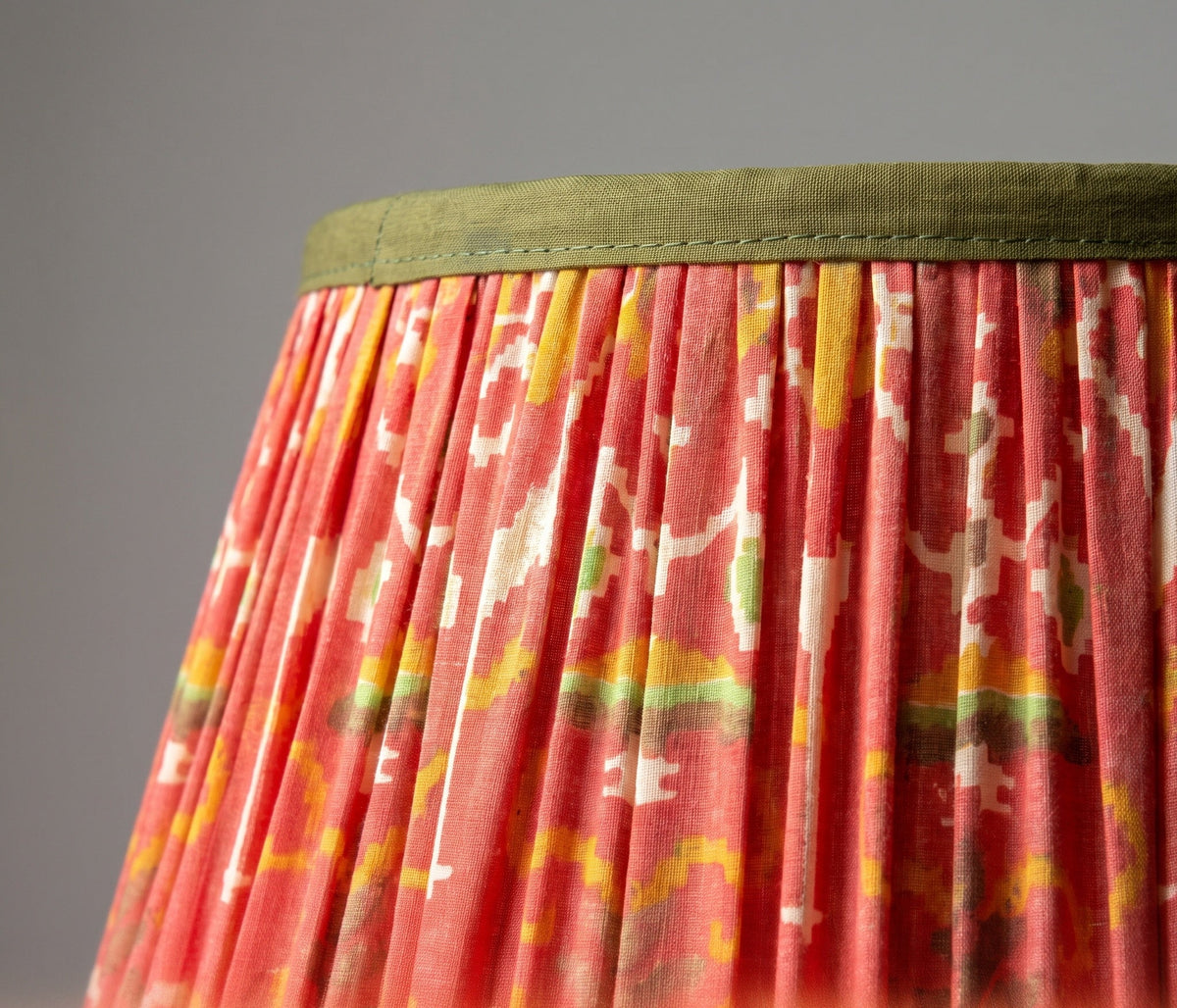 Quiet Grove Luxury Handmade Pleated Cotton UNO Lampshade